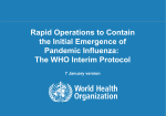 The WHO Interim Protocol - World Health Organization
