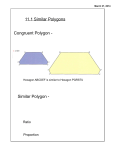 Congruent Polygon - Similar Polygon