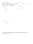 HW #59 - Intro to Trigonometry - Examples