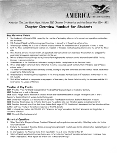 Chapter Overview Handout for Students