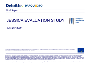 Portugal: JESSICA evaluation study