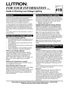 the low-voltage lighting application note (PDF, 76