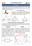 Carboxylic Acids Theory Sheet