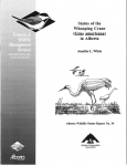 Status of Whooping Crane in Alberta 2001
