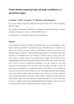 Forest decline caused by high soil water conditoins in a permafrost