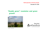 “Double green” revolution and green growth