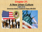 Chapter 21: Immigration and the Growth of Cities