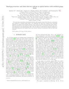 Band-gap structure and chiral discrete solitons in optical lattices with