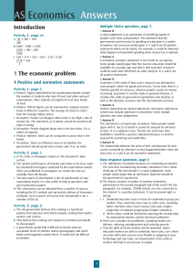 AS Economics Answers - Pearson Schools and FE Colleges