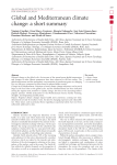 Global and Mediterranean climate change: a short summary