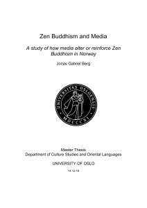 Zen Buddhism and Media - DUO