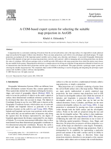 A COM-based expert system for selecting the suitable map