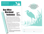 Bay-Wise Maryland Yardstick - University of Maryland Extension