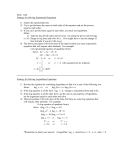 MAC 1140 Strategy for Solving Exponential Equations 1) Isolate the