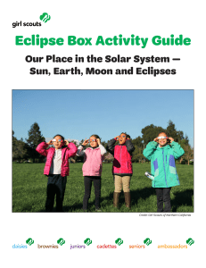 Eclipse Box Activity Guide - Girl Scouts of Northern California