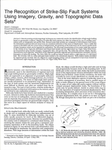 The Recognition of Strike-Slip Fault Systems Using Imagery