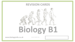 revision cards - Thomas Clarkson Academy