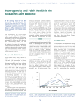 Heterogeneity and Public Health in the Global HIV/AIDS - IAS-USA