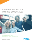 scientific pricing for winning group sales