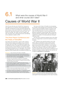 Causes of World War II - schs