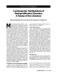 Cardiovascular Manifestations of Myeloproliferative Disorders: A