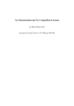 Tax Harmonization and Tax Competition in Europe