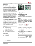 IS31LT3380 MR16 Lighting Evaluation Board Guide Description