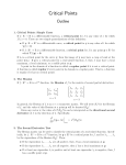 Critical Points - Bard Math Site