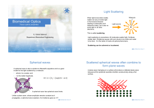 Optical properties scattering - IMT