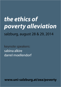 the ethics of poverty alleviation