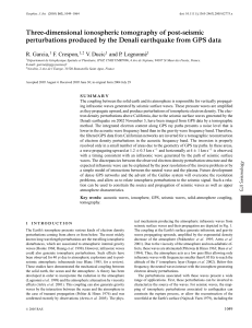 Three-dimensional ionospheric tomography of post