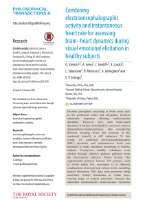 Combining electroencephalographic activity and