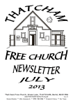 July - Thatcham Free Church
