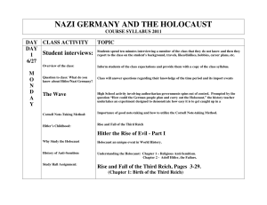nazi germany and the holocaust