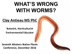 what`s wrong with worms? - Western Forestry and Conservation