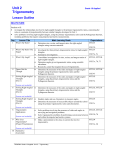 Unit 2 Trigonometry