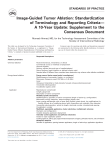 Standardization of Terminology and Reporting Criteria