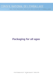 Packaging for all ages - Conseil National de l`Emballage