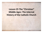 Middle Ages: The Internal History of the Catholic Church
