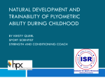 Natural Development and Trainability of Plyometric Ability