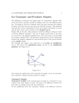 6.4 Consumer and Producer Surplus