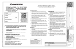 submittals for release stand-alone clc systems