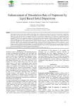 Enhancement of Dissolution Rate of Naproxen by Lipid Based Solid