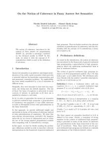 On the Notion of Coherence in Fuzzy Answer Set Semantics