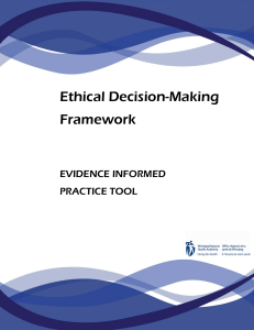 Ethical Decision-Making Framework - MB-PHEN