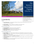 CONTENTS- The Norwich Economic Papers