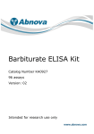 Barbiturate ELISA Kit