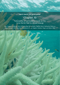 Vulnerability of reef-building corals on the Great Barrier Reef to