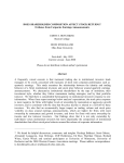 DOES SHAREHOLDER COMPOSITION AFFECT STOCK RETURNS?