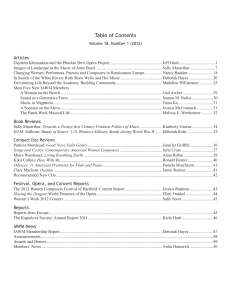 Table of Contents - Brandeis University